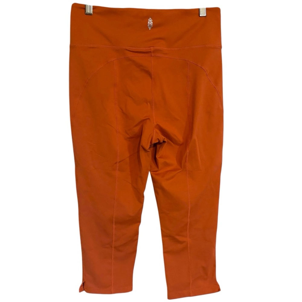 FP Movement burnt orange crops active yoga pants leggings free people